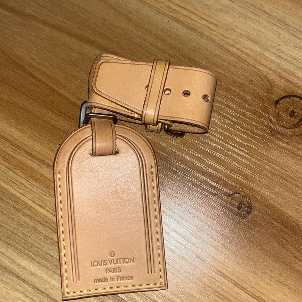 Louis Vuitton Luggage Tag & Handle Strap